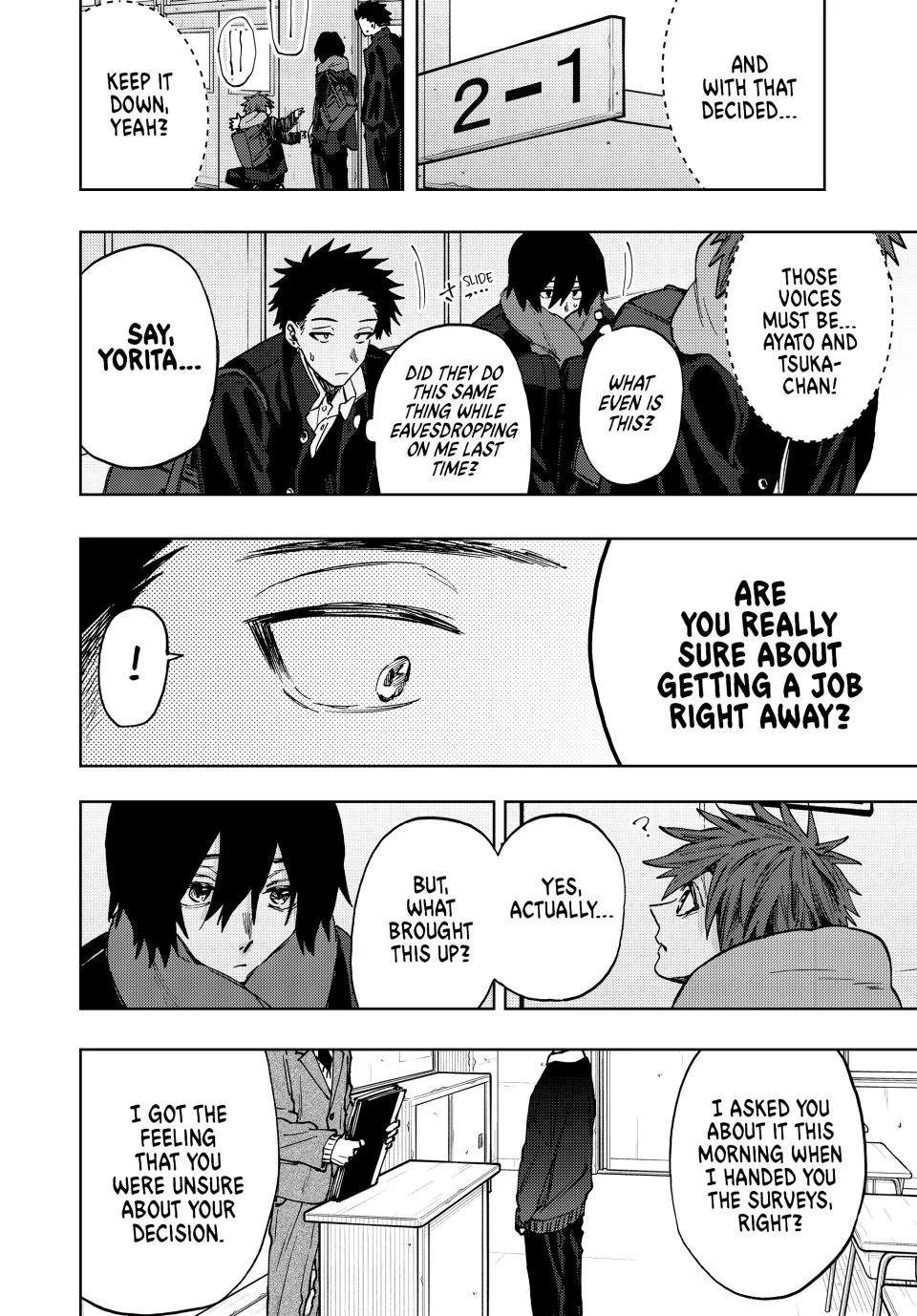 Kaoru Hana wa Rin to Saku Chapter 89 page 18 - Chapter 89: Career Survey