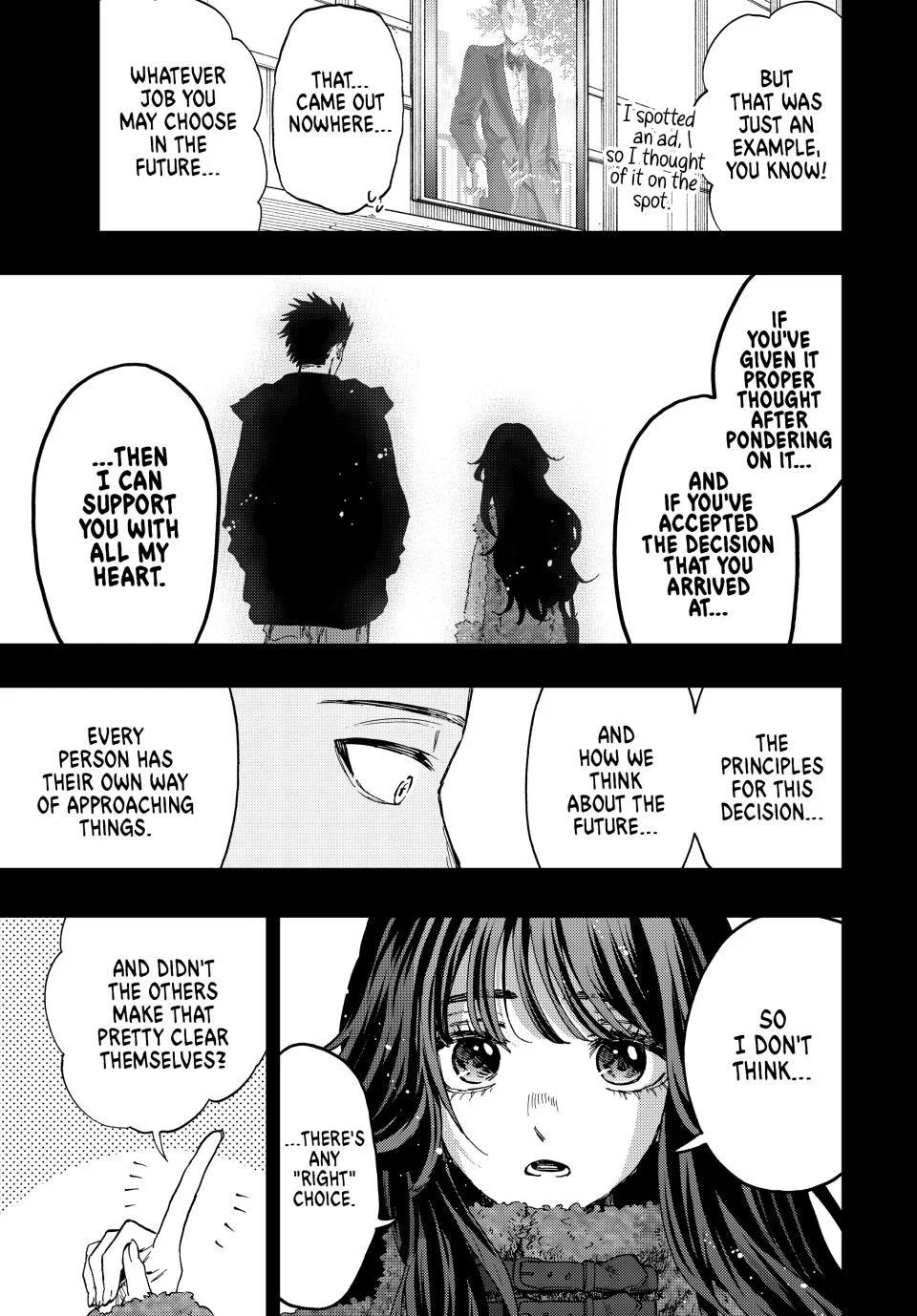 Kaoru Hana wa Rin to Saku Chapter 89 page 7 - Chapter 89: Career Survey