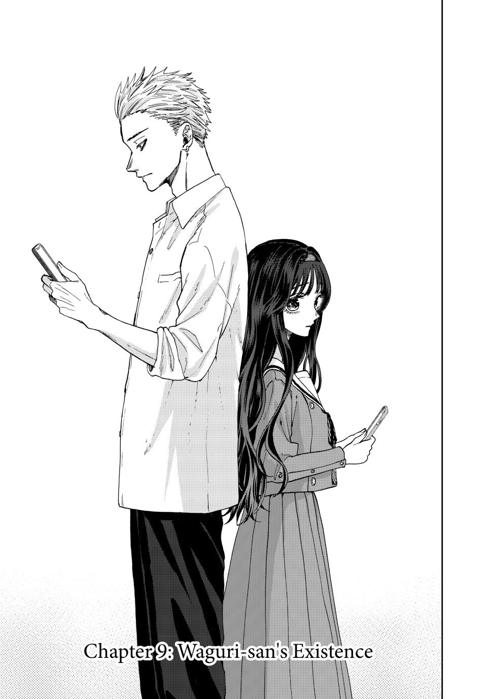 Kaoru Hana wa Rin to Saku Chapter 9 page 1 - Chapter 9: Waguri-san's Existence