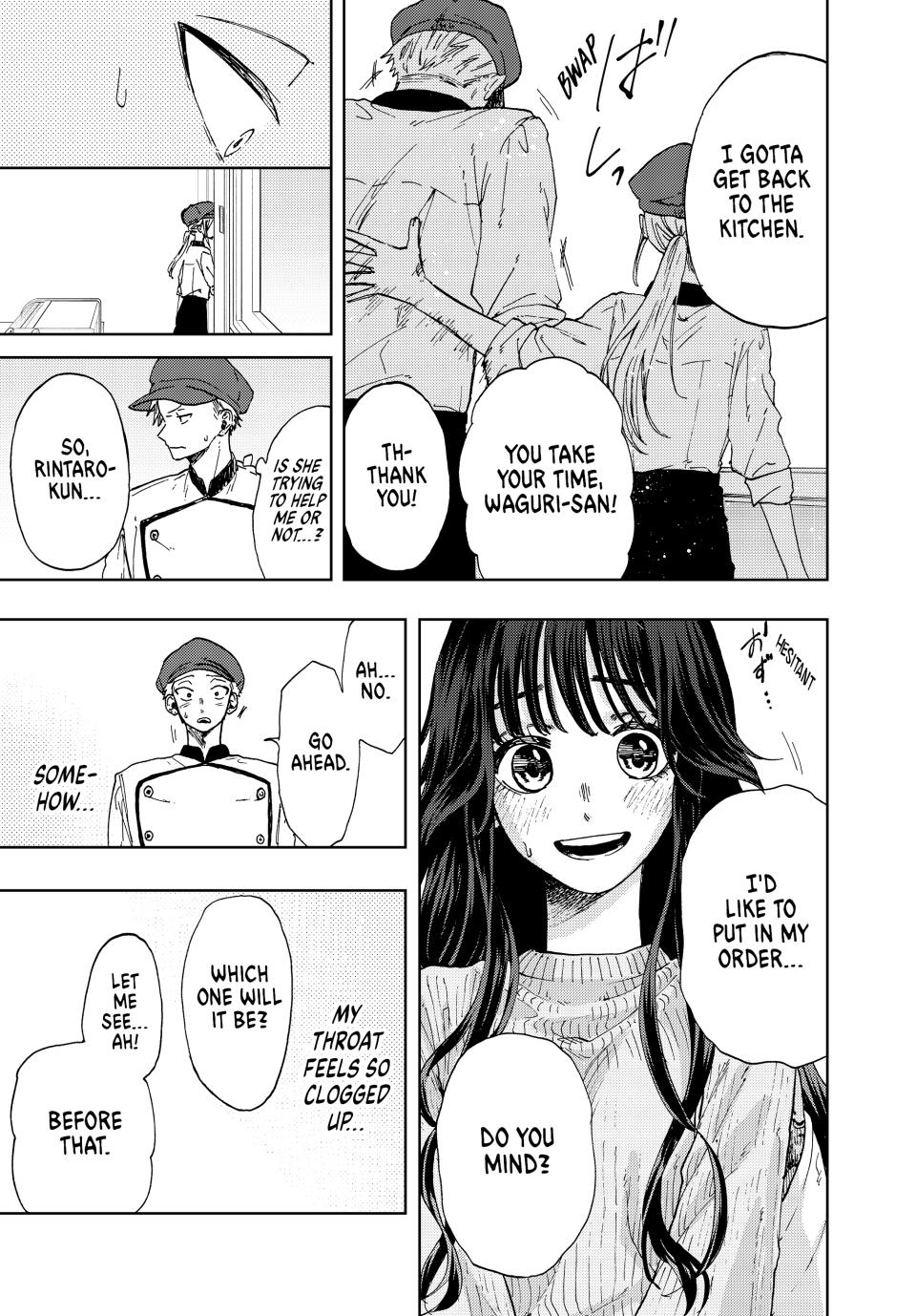Kaoru Hana wa Rin to Saku Chapter 9 page 5 - Chapter 9: Waguri-san's Existence