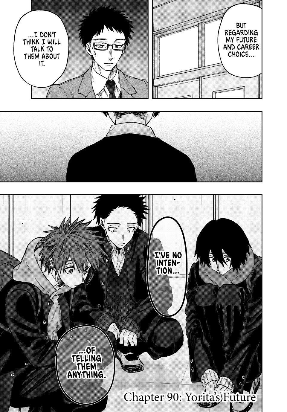 Kaoru Hana wa Rin to Saku Chapter 90 page 1 - Chapter 90: Yorita's Future