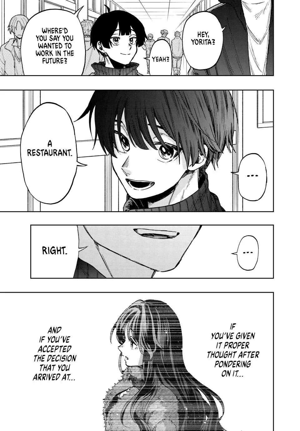 Kaoru Hana wa Rin to Saku Chapter 90 page 21 - Chapter 90: Yorita's Future