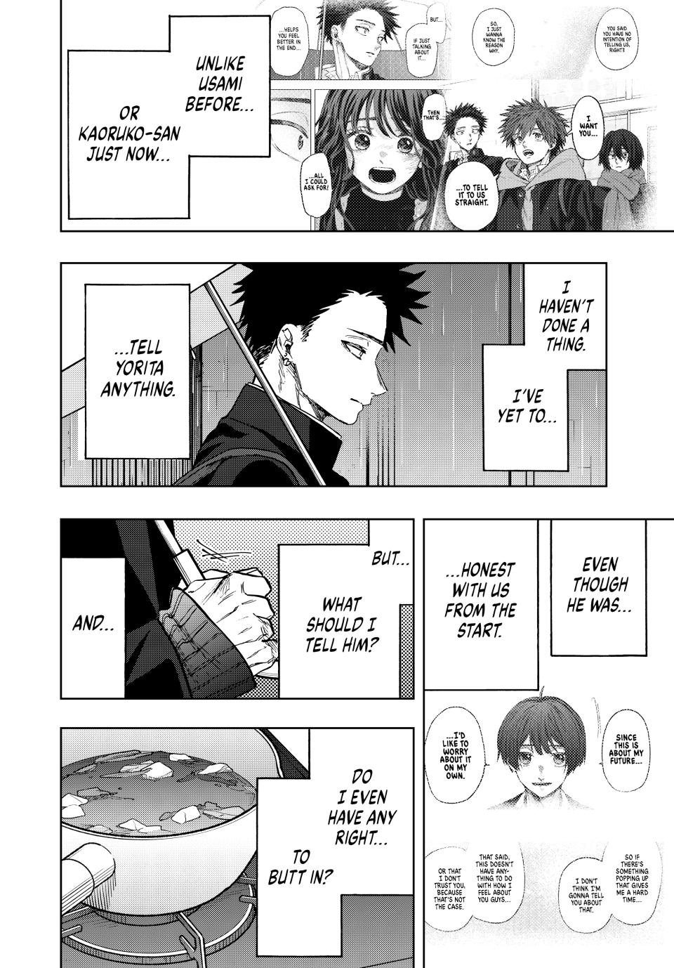 Kaoru Hana wa Rin to Saku Chapter 91 page 16 - Chapter 91: What Must Be Told