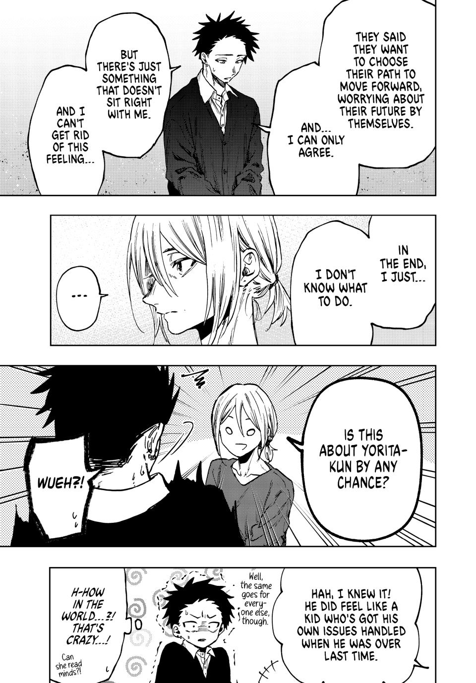 Kaoru Hana wa Rin to Saku Chapter 91 page 19 - Chapter 91: What Must Be Told