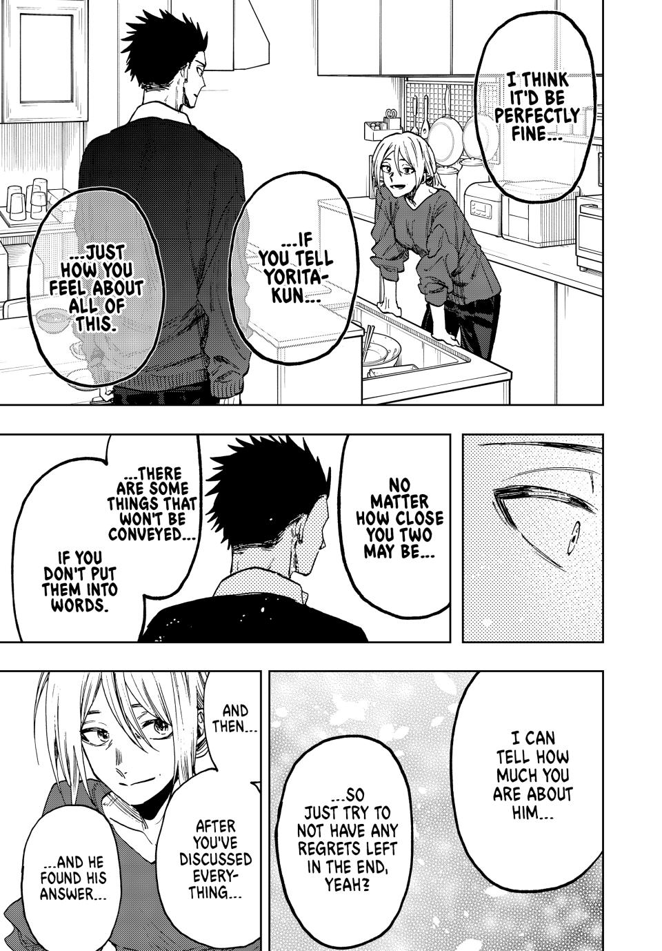 Kaoru Hana wa Rin to Saku Chapter 91 page 21 - Chapter 91: What Must Be Told