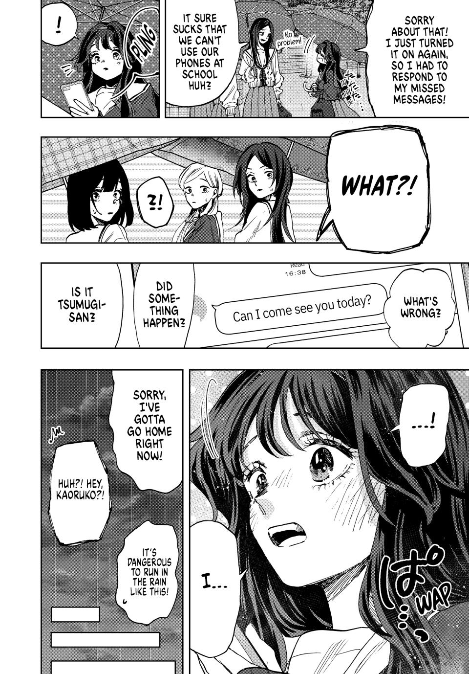 Kaoru Hana wa Rin to Saku Chapter 91 page 6 - Chapter 91: What Must Be Told