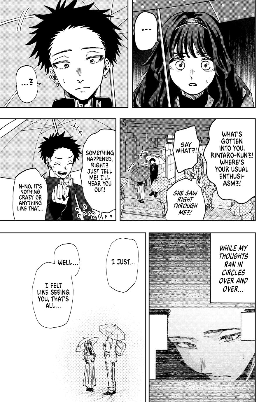 Kaoru Hana wa Rin to Saku Chapter 91 page 7 - Chapter 91: What Must Be Told