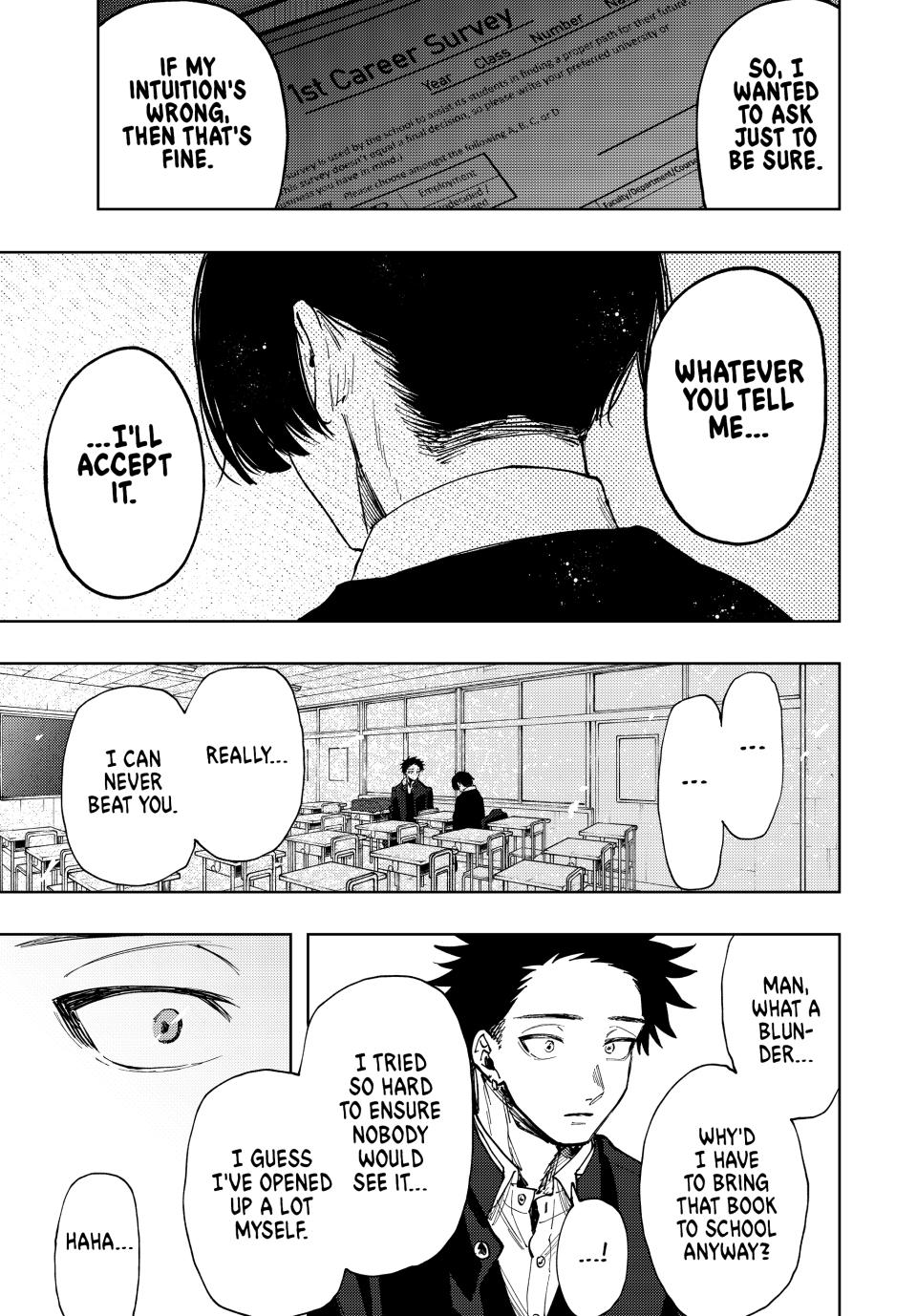 Kaoru Hana wa Rin to Saku Chapter 92 page 13 - Chapter 92: Rintaro and Yorita
