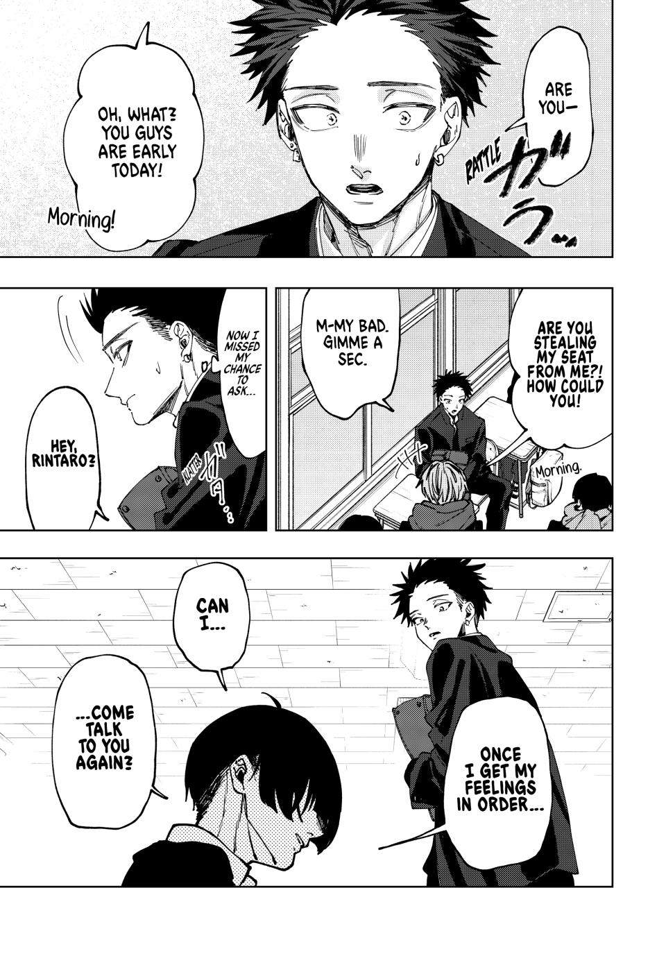 Kaoru Hana wa Rin to Saku Chapter 92 page 15 - Chapter 92: Rintaro and Yorita