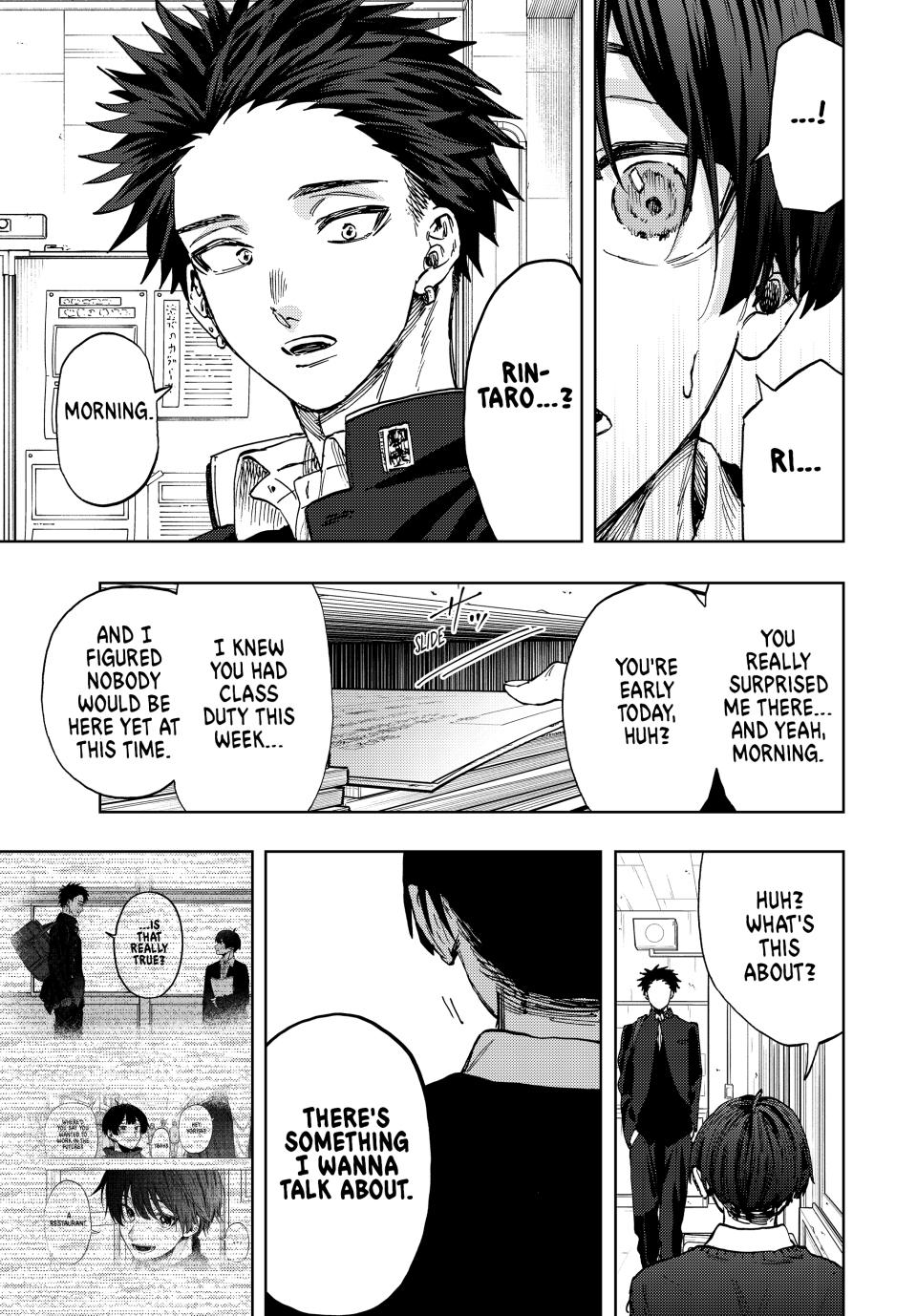 Kaoru Hana wa Rin to Saku Chapter 92 page 3 - Chapter 92: Rintaro and Yorita