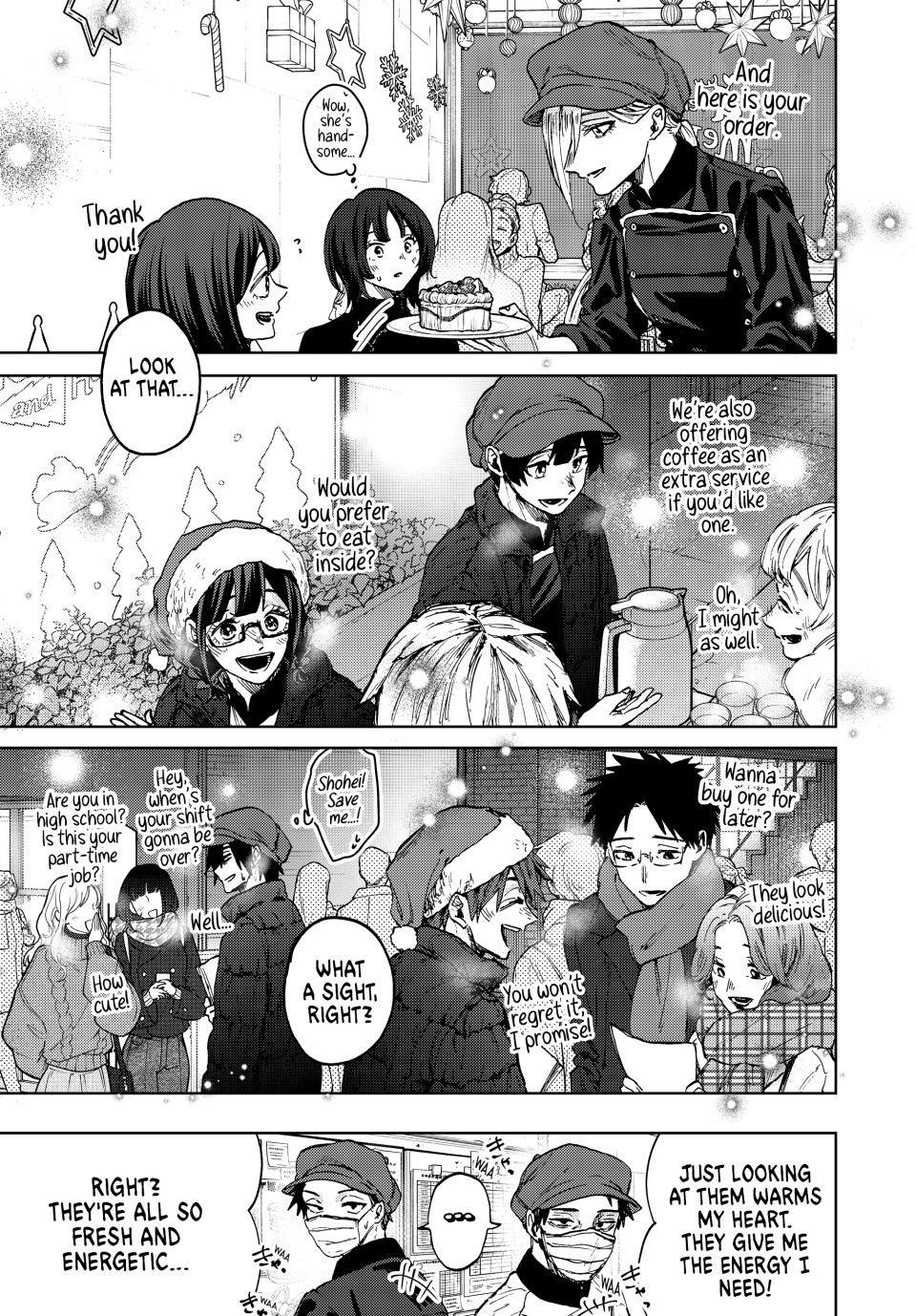 Kaoru Hana wa Rin to Saku Chapter 93 page 1 - Chapter 93: Christmas Helpers