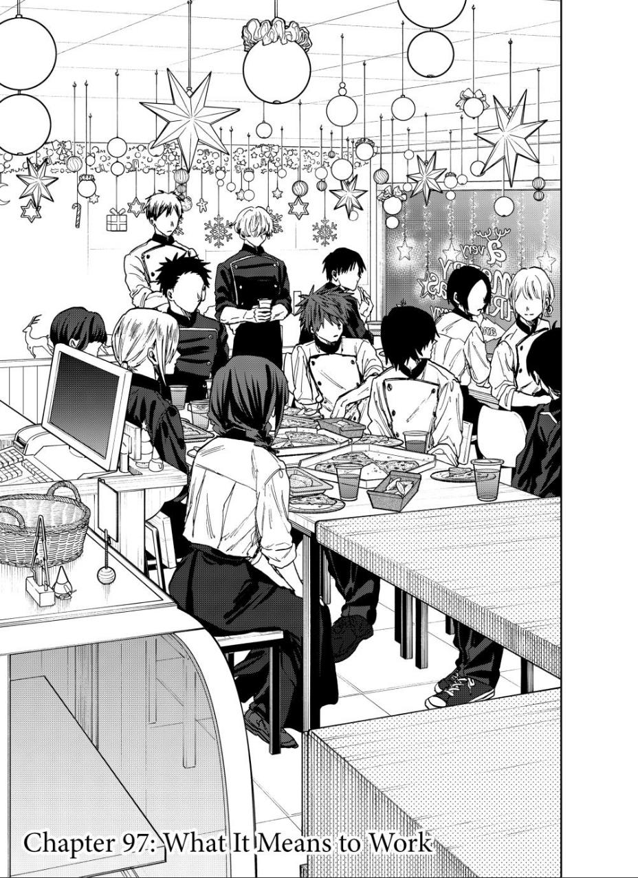 Kaoru Hana wa Rin to Saku Chapter 97 page 1 - Chapter 97: What It Means to Work