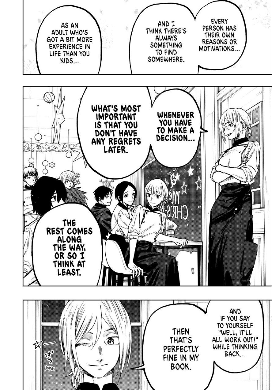 Kaoru Hana wa Rin to Saku Chapter 97 page 10 - Chapter 97: What It Means to Work