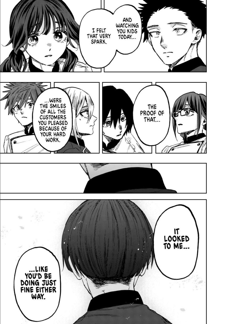 Kaoru Hana wa Rin to Saku Chapter 97 page 11 - Chapter 97: What It Means to Work