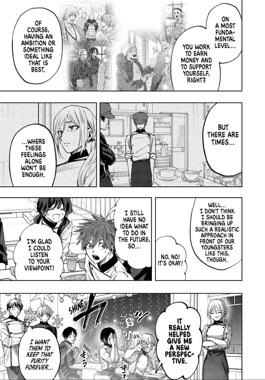 Kaoru Hana wa Rin to Saku Chapter 97 page 3 - Chapter 97: What It Means to Work