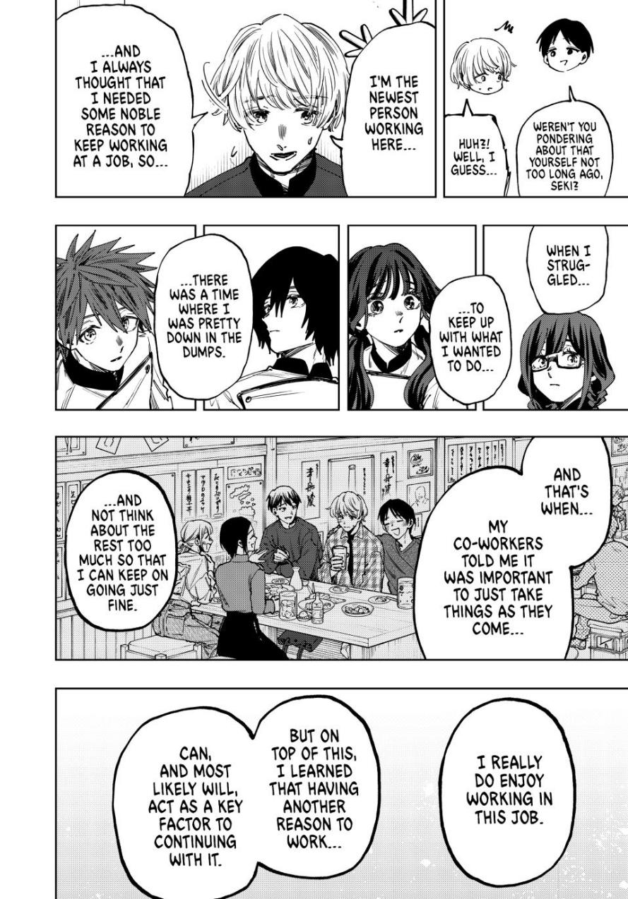 Kaoru Hana wa Rin to Saku Chapter 97 page 4 - Chapter 97: What It Means to Work
