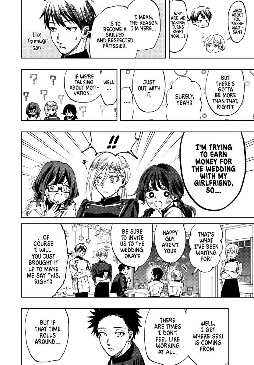 Kaoru Hana wa Rin to Saku Chapter 97 page 6 - Chapter 97: What It Means to Work