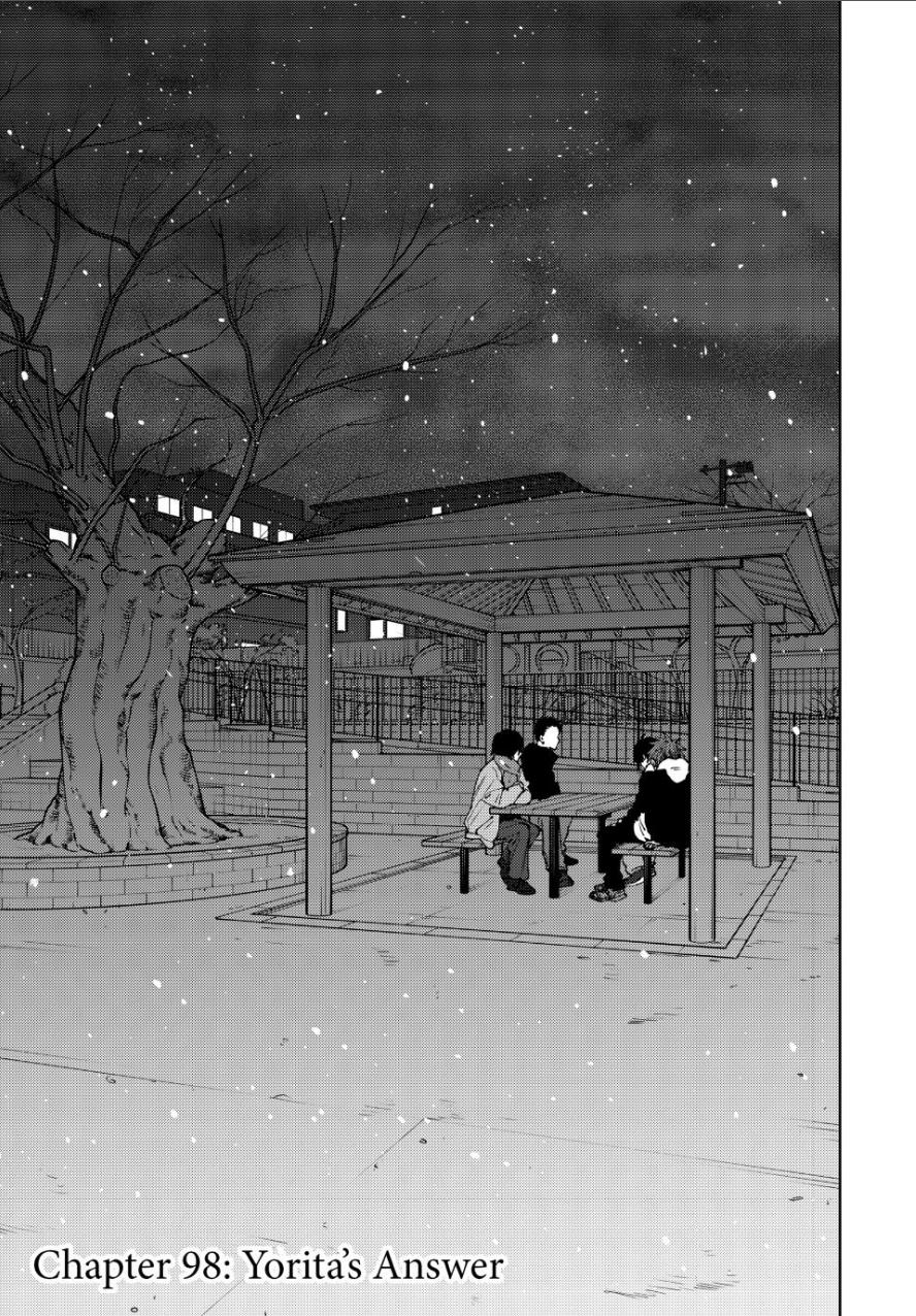 Kaoru Hana wa Rin to Saku Chapter 98 page 1 - Chapter 98: Yorita's Answer