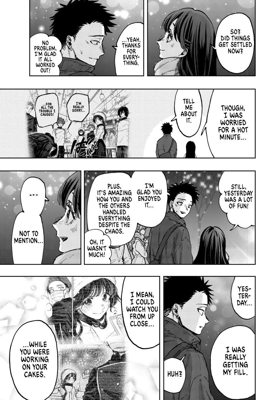 Kaoru Hana wa Rin to Saku Chapter 99 page 15 - Chapter 99: Their Christmas