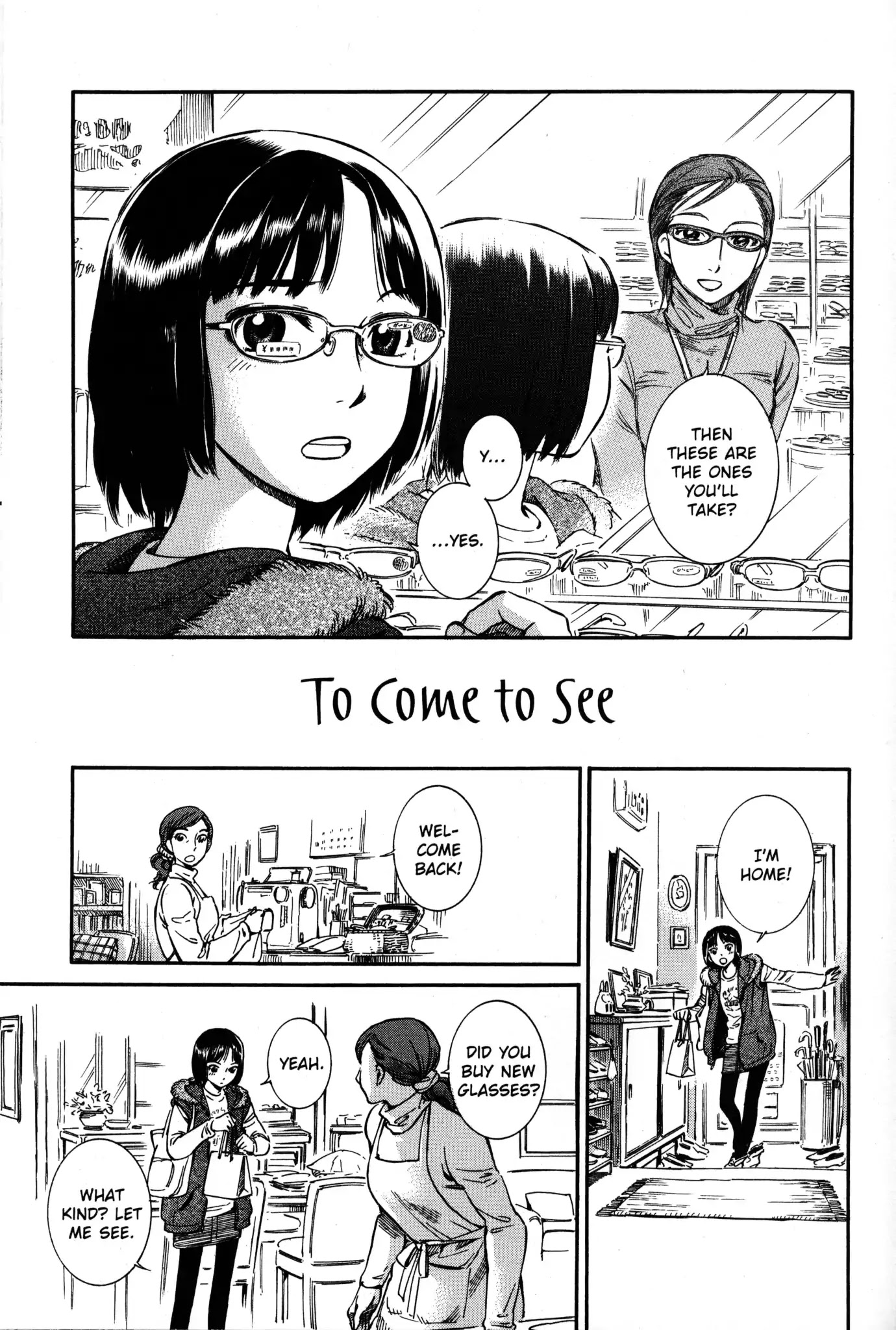 Kaoru Mori: Anything and Something Chapter 2 page 1 - Chapter 2: To Come to See