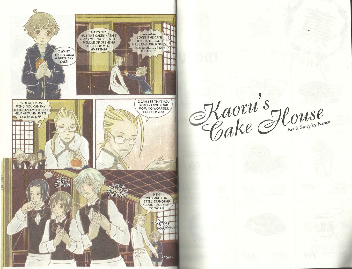 Kaoru's Cake House Chapter 1 page 6 - Chapter 1 : Smile of Sincerity