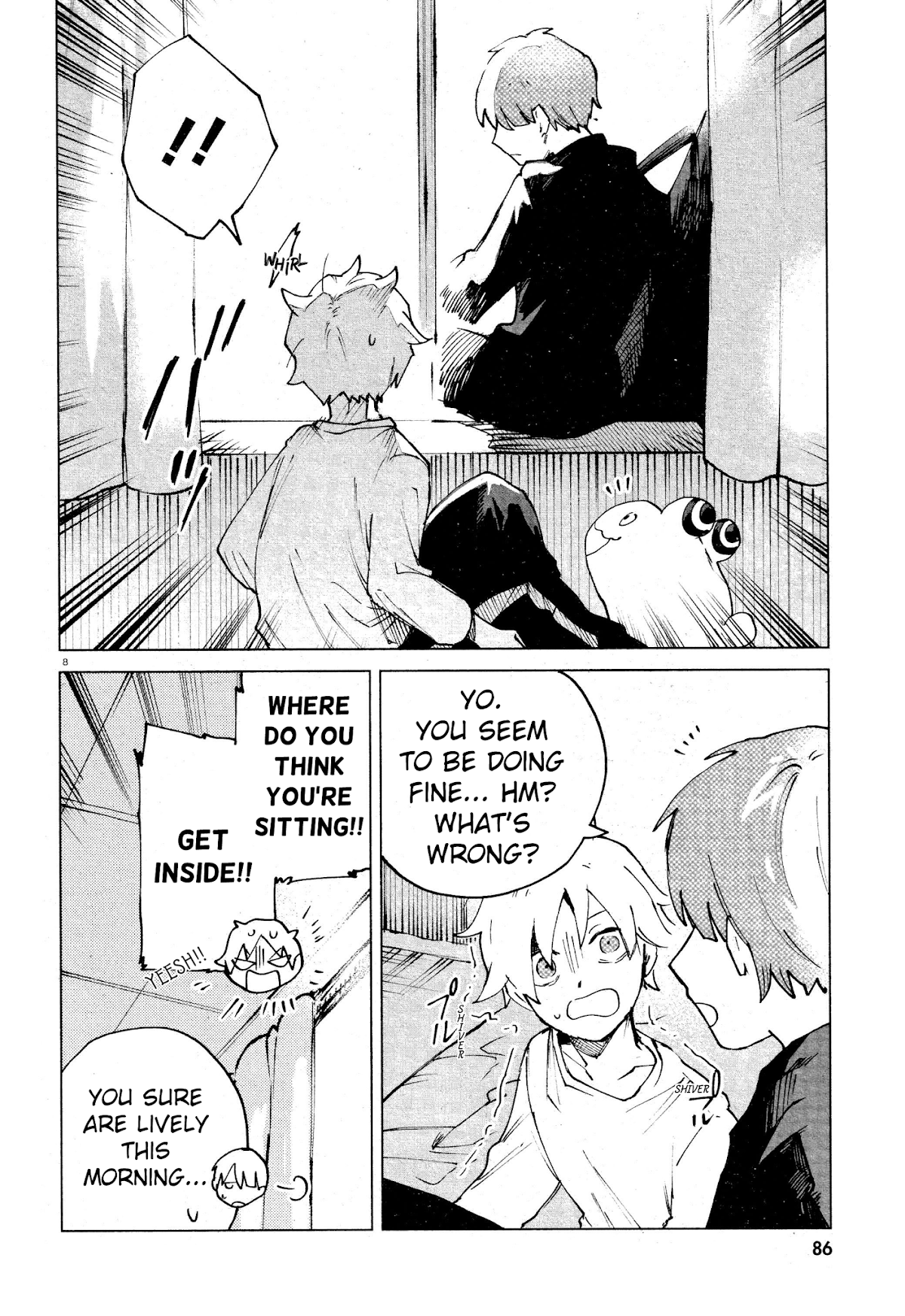 Kara no Kioku Chapter 12 page 8 - Chapter 12: Rough Seas