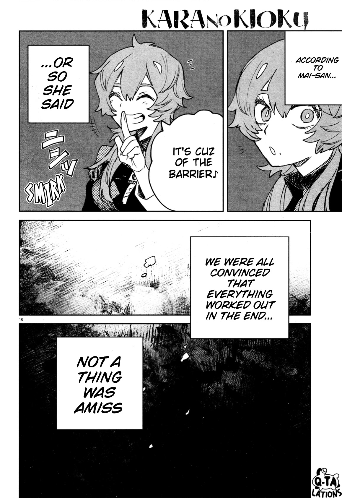 Kara no Kioku Chapter 26 page 18 - Chapter 26: Blind Spot