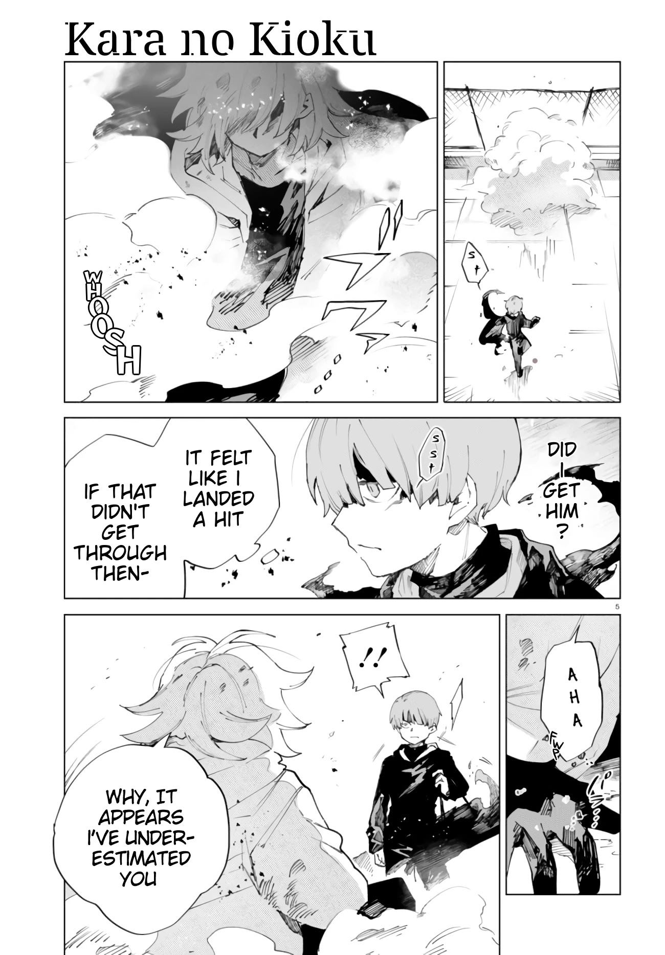 Kara no Kioku Chapter 9 page 9 - Chapter 9: Four Shadows