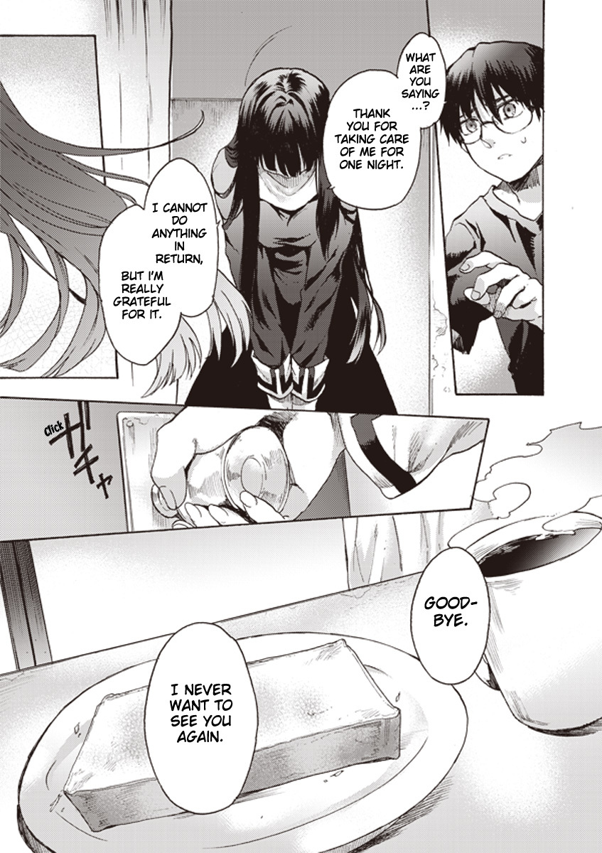 Kara no Kyoukai: The Garden of Sinners Chapter 11 page 23 - Chapter 11: Plot 3 - Remaining Sense of Pain (Ever Cry, Never Life) Part 1
