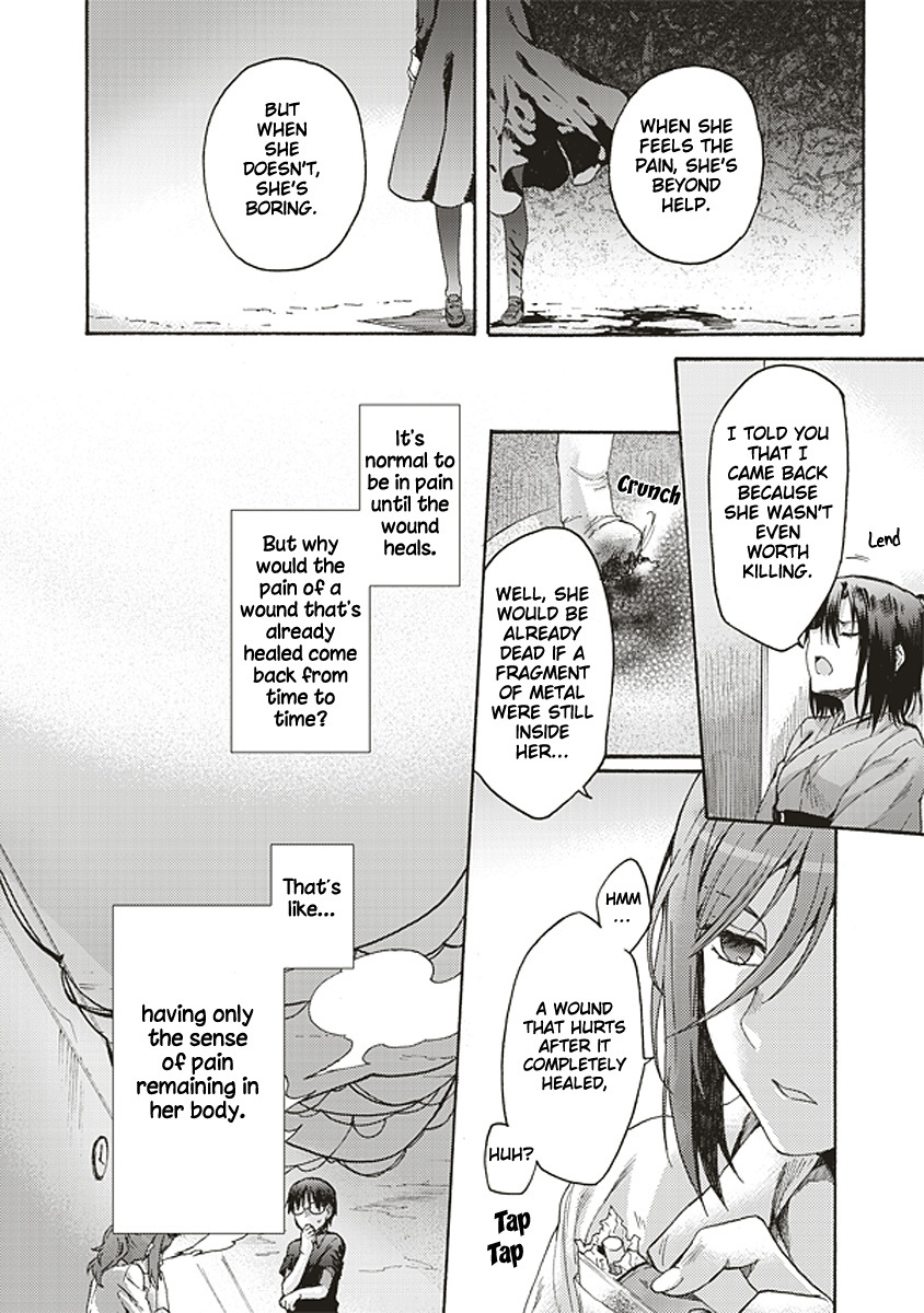 Kara no Kyoukai: The Garden of Sinners Chapter 16 page 13 - Chapter 16: Plot 3 - Remaining Sense of Pain (Ever Cry, Never Life) Part 6