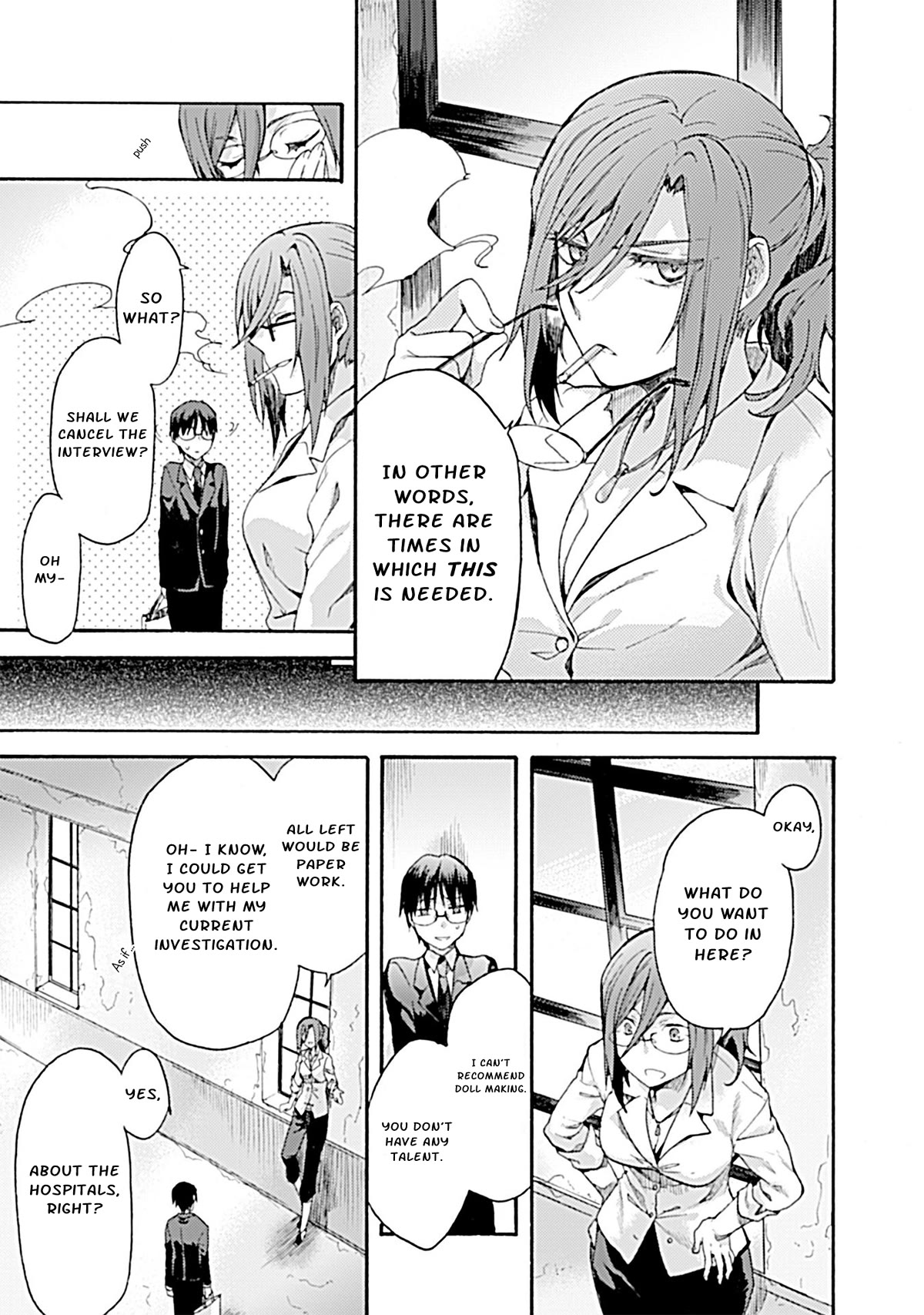Kara no Kyoukai: The Garden of Sinners Chapter 23 page 32 - Chapter 23: Chapter 4 The Hollow Shrine (2)