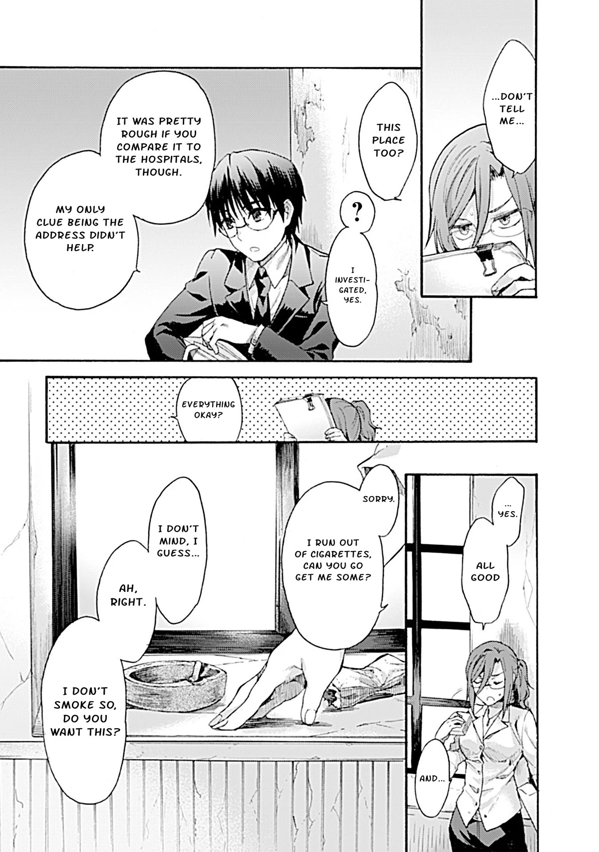 Kara no Kyoukai: The Garden of Sinners Chapter 23 page 34 - Chapter 23: Chapter 4 The Hollow Shrine (2)