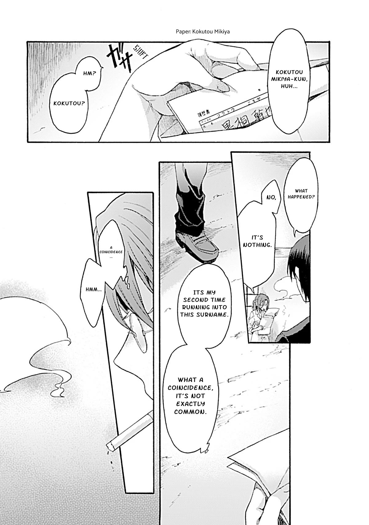 Kara no Kyoukai: The Garden of Sinners Chapter 23 page 36 - Chapter 23: Chapter 4 The Hollow Shrine (2)