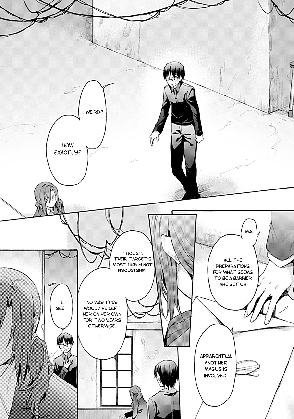 Kara no Kyoukai: The Garden of Sinners Chapter 26 page 1 - Chapter 26: Chapter 4 The Hollow Shrine (5)