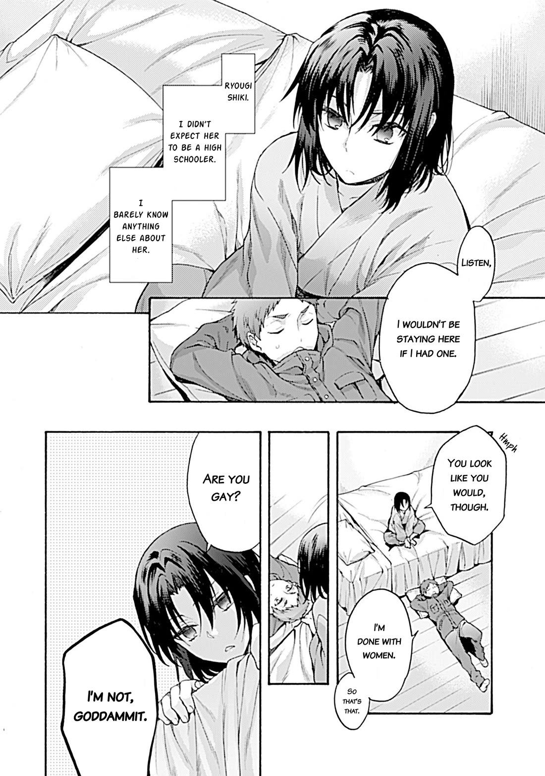 Kara no Kyoukai: The Garden of Sinners Chapter 33 page 2 - Chapter 33: Chapter 5 Paradox Spiral (3)