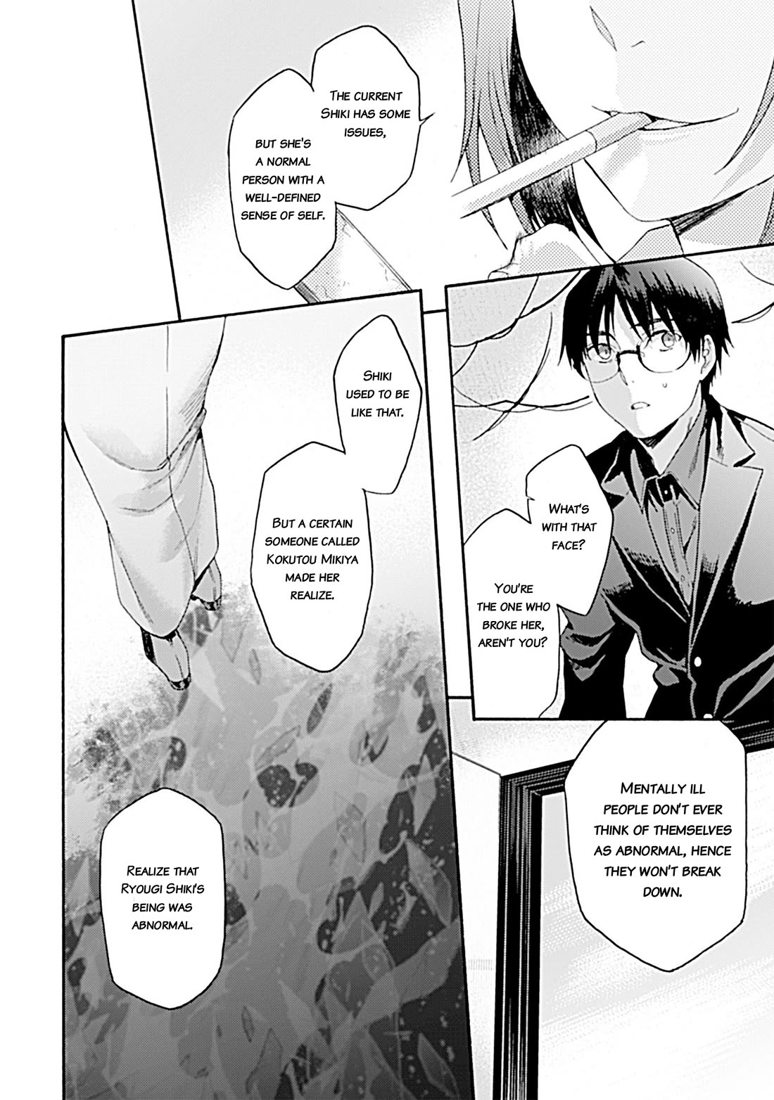 Kara no Kyoukai: The Garden of Sinners Chapter 37 page 22 - Chapter 37: Chapter 5 Paradox Spiral (7)
