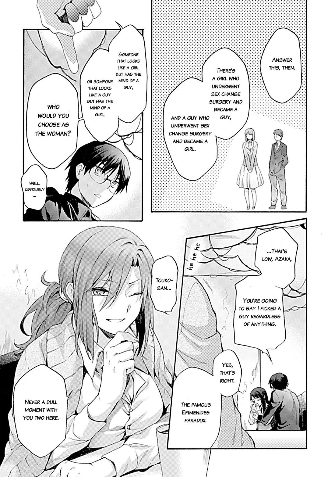 Kara no Kyoukai: The Garden of Sinners Chapter 37 page 9 - Chapter 37: Chapter 5 Paradox Spiral (7)