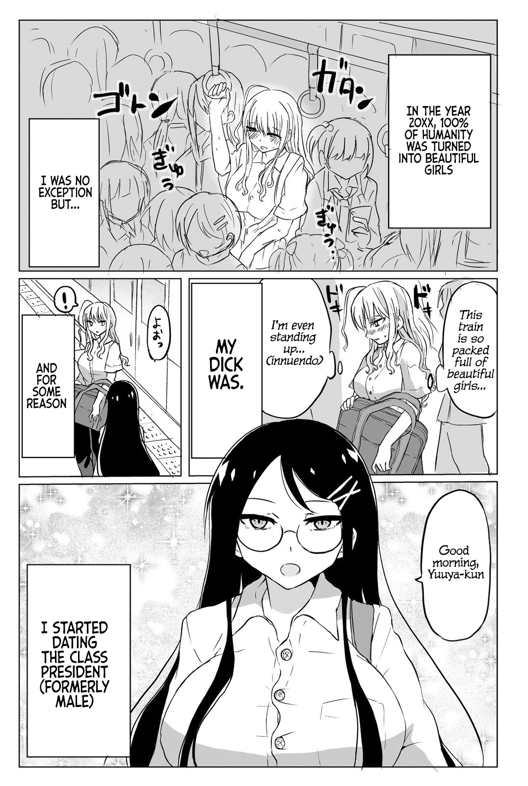 Karada No Ichibu Igai Nyotaika Shita Hanashi Chapter 2 page 1 - Chapter 2