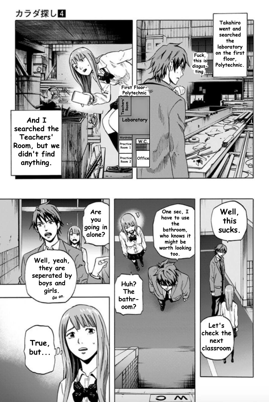 Karada Sagashi Chapter 28 page 13 - Chapter 28: Day 7 (4)
