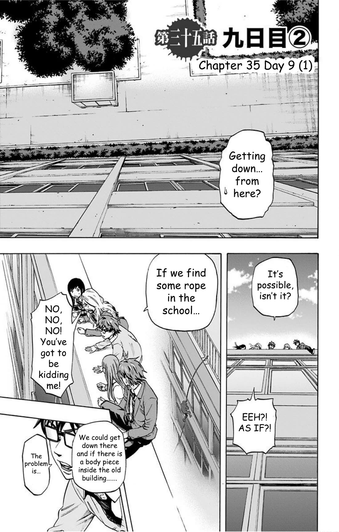 Karada Sagashi Chapter 35 page 1 - Chapter 35: Day 9 (2)