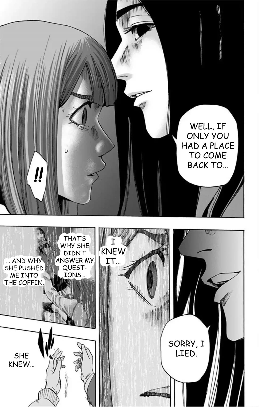 Karada Sagashi Chapter 58 page 11 - Chapter 58: Last Day (1)