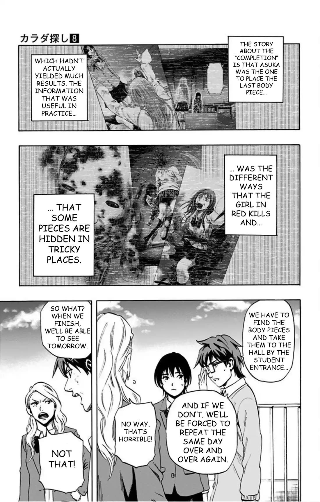 Karada Sagashi Chapter 62 page 12 - Chapter 62: Search 2 Day 2 (1)