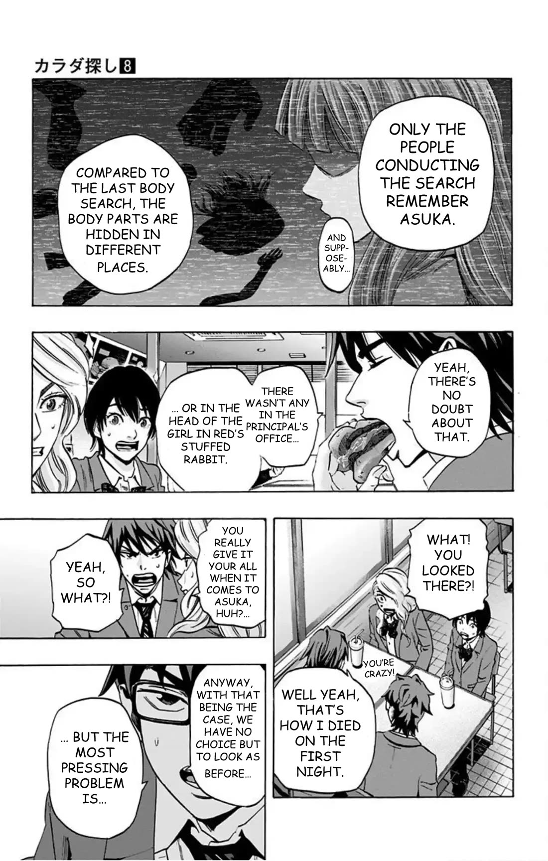 Karada Sagashi Chapter 67 page 10 - Chapter 67: Search 2 Day 3 (2)