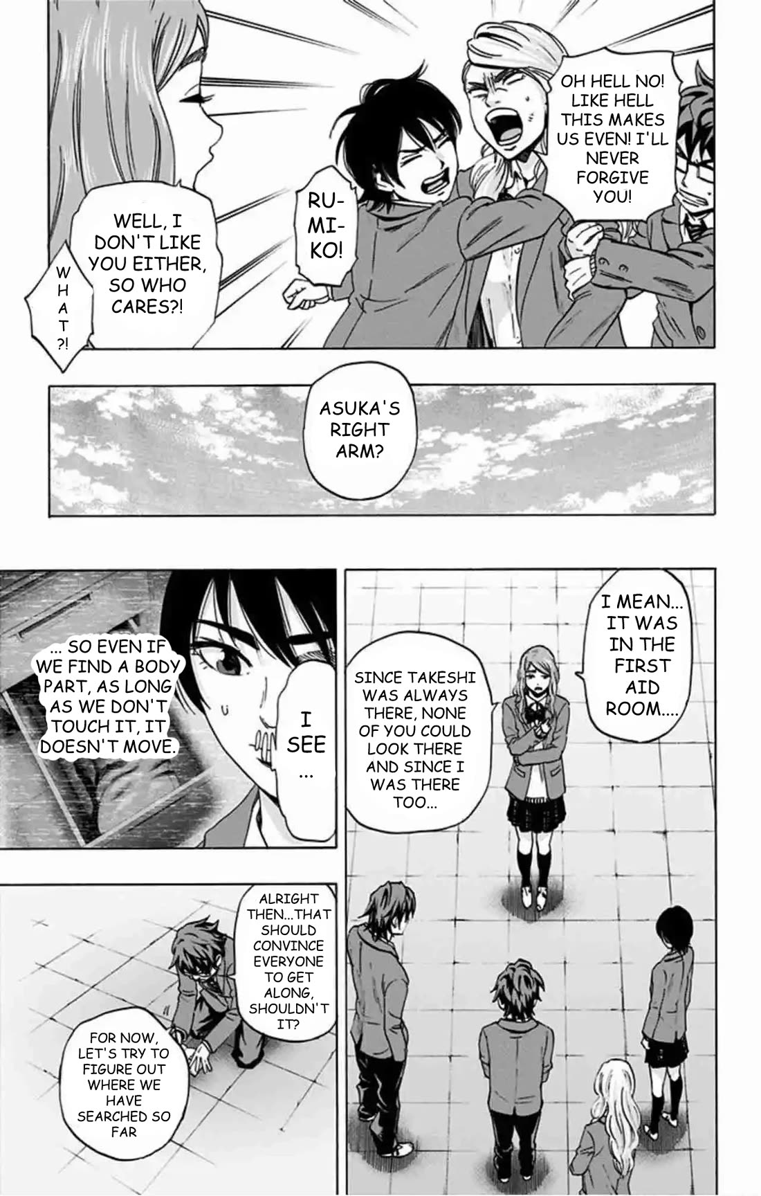 Karada Sagashi Chapter 77 page 4 - Chapter 77: Search 2 Day 6 (1)