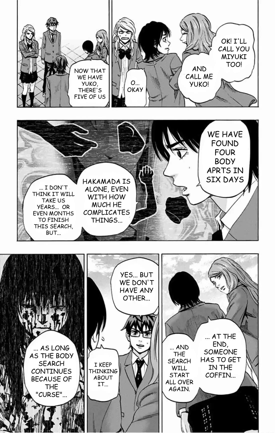 Karada Sagashi Chapter 77 page 8 - Chapter 77: Search 2 Day 6 (1)