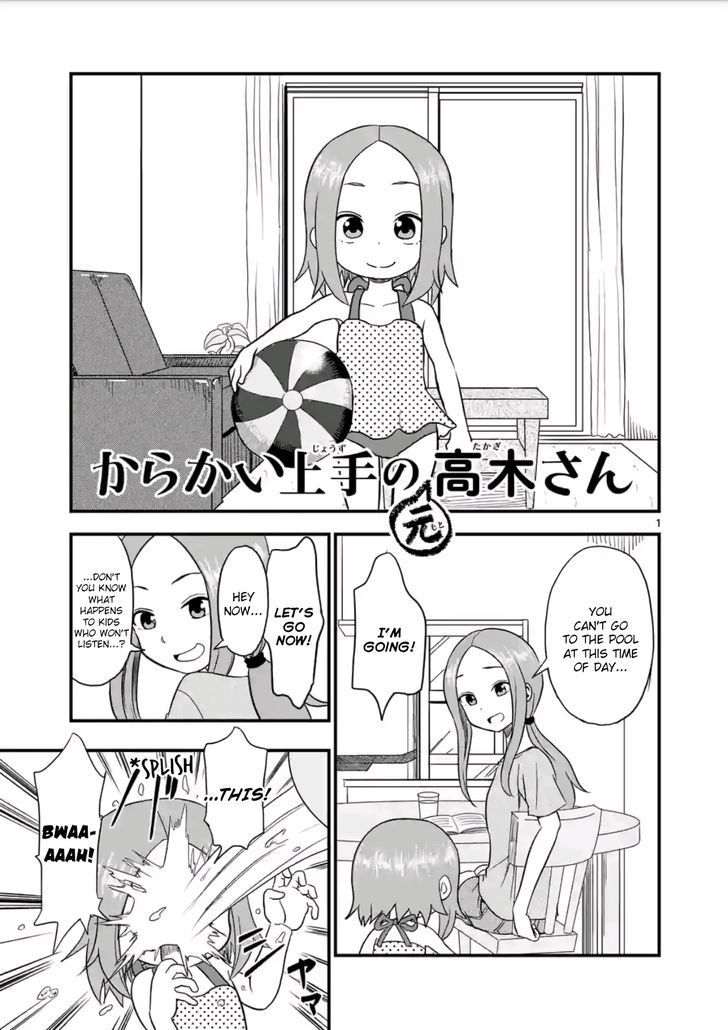 Karakai Jouzu no (Moto) Takagi-san Chapter 10 page 1 - Chapter 10