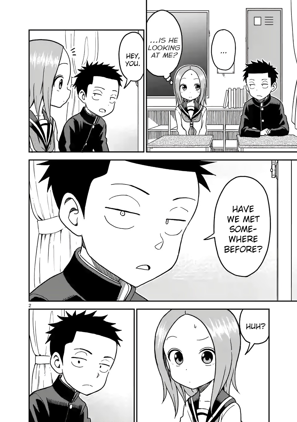 Karakai Jouzu no (Moto) Takagi-san Chapter 100 page 2 - Chapter 100