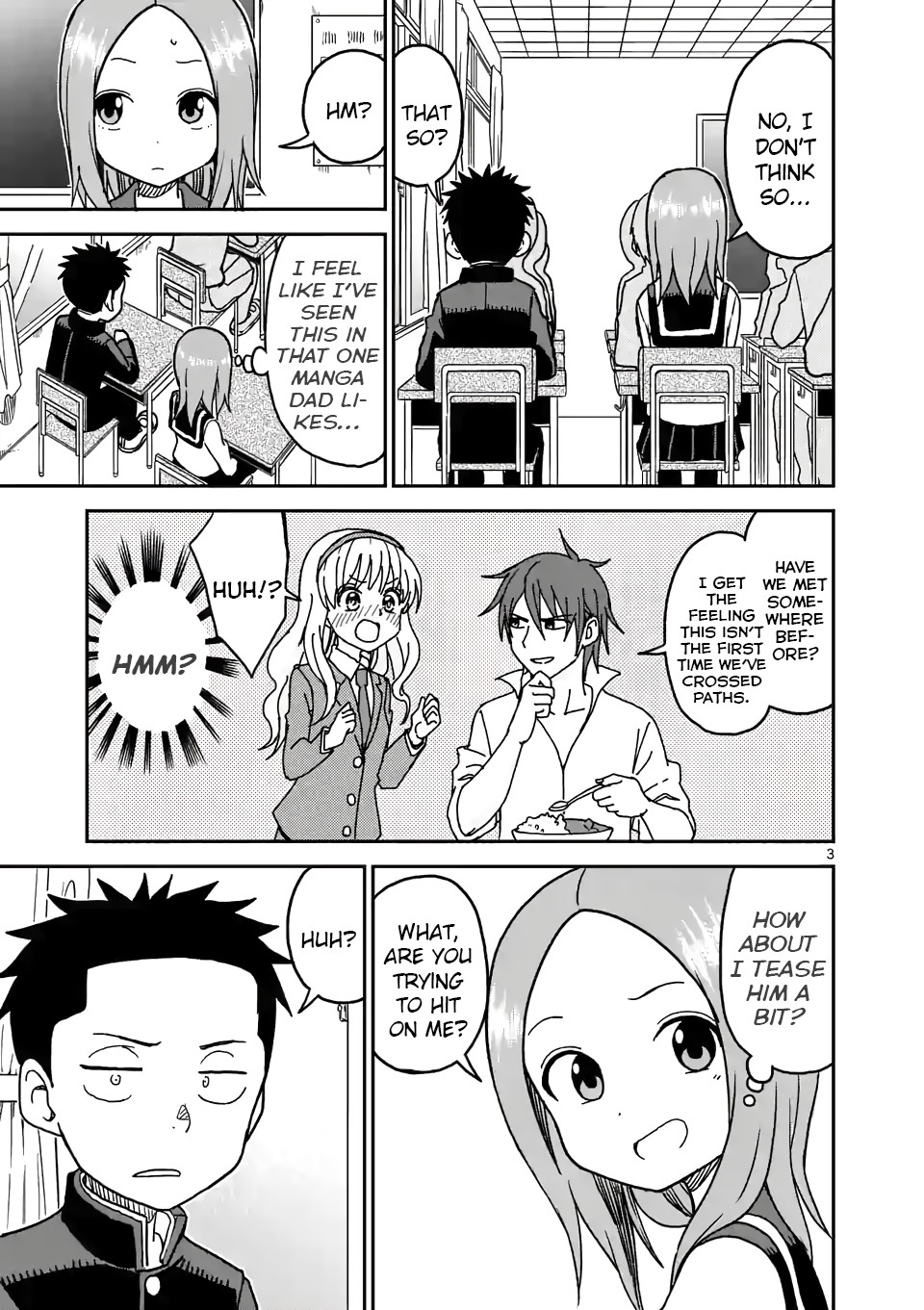 Karakai Jouzu no (Moto) Takagi-san Chapter 100 page 3 - Chapter 100