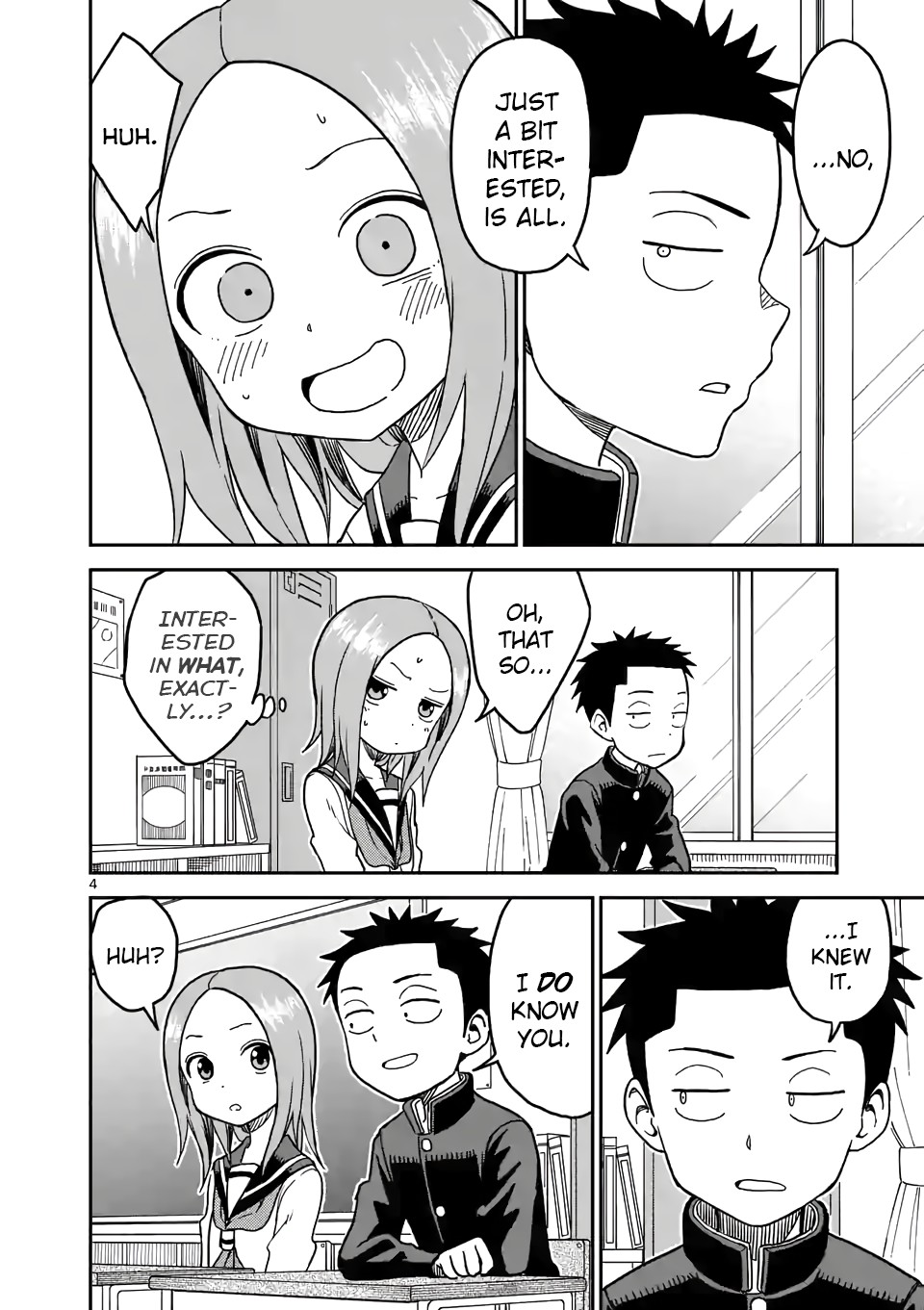 Karakai Jouzu no (Moto) Takagi-san Chapter 100 page 4 - Chapter 100