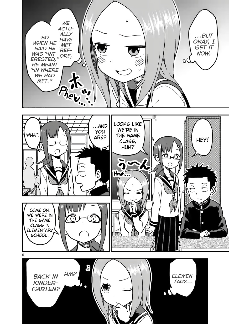Karakai Jouzu no (Moto) Takagi-san Chapter 100 page 6 - Chapter 100